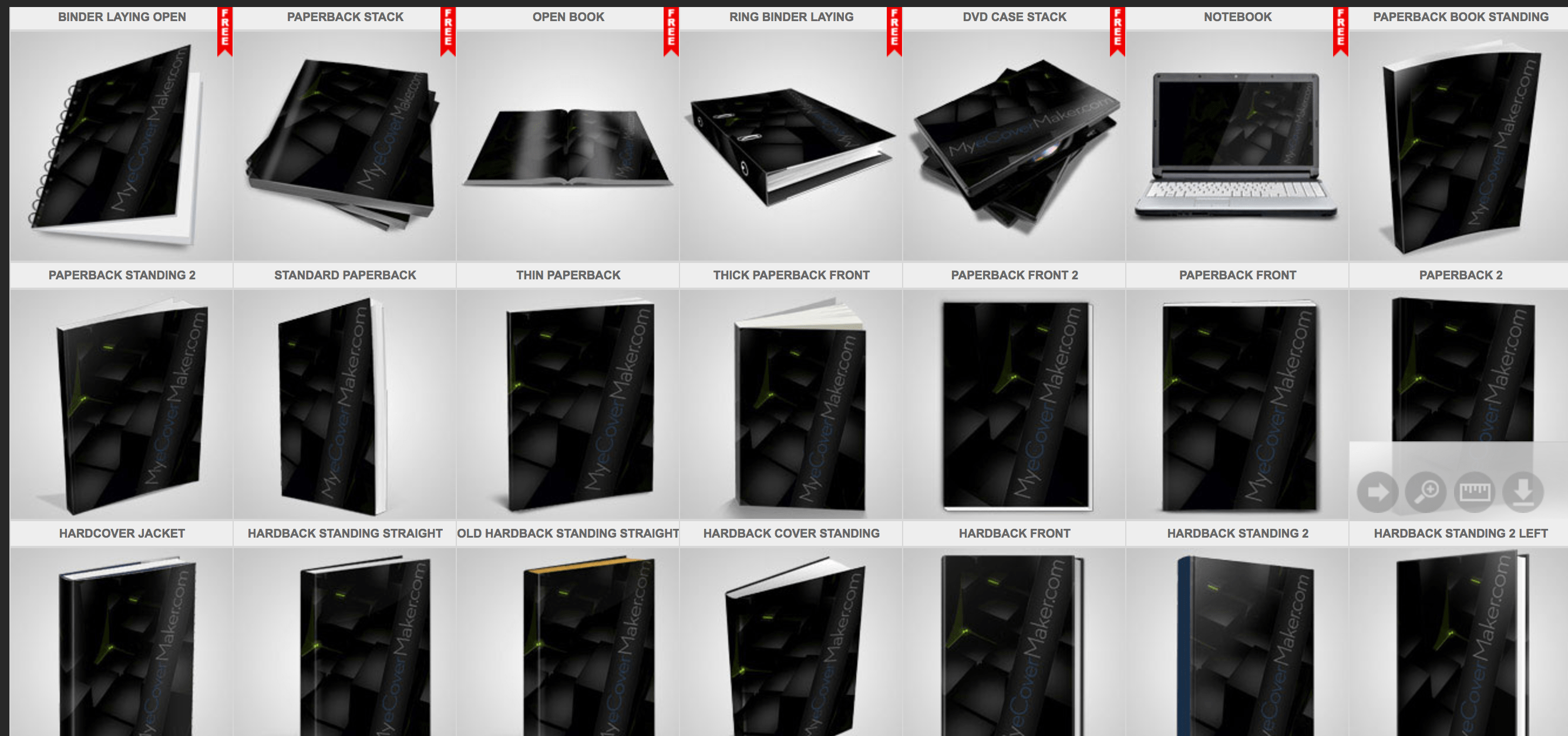 myecovermaker templates
