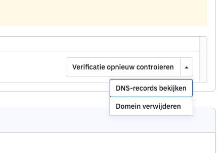 DNS records bekijken